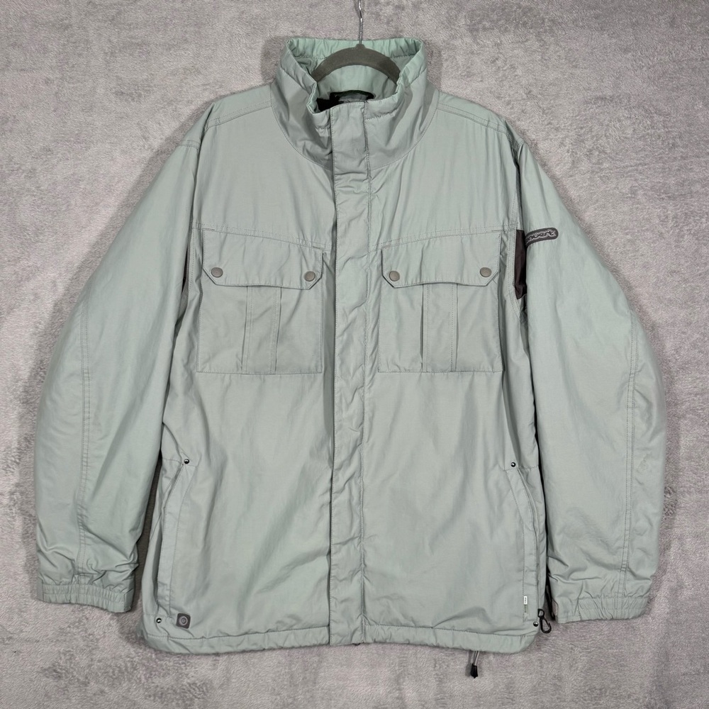 Columbia Convert TRX Mens L Sage Waterproof Ski Jacket Y2K Gorpcore Outdoor Snow